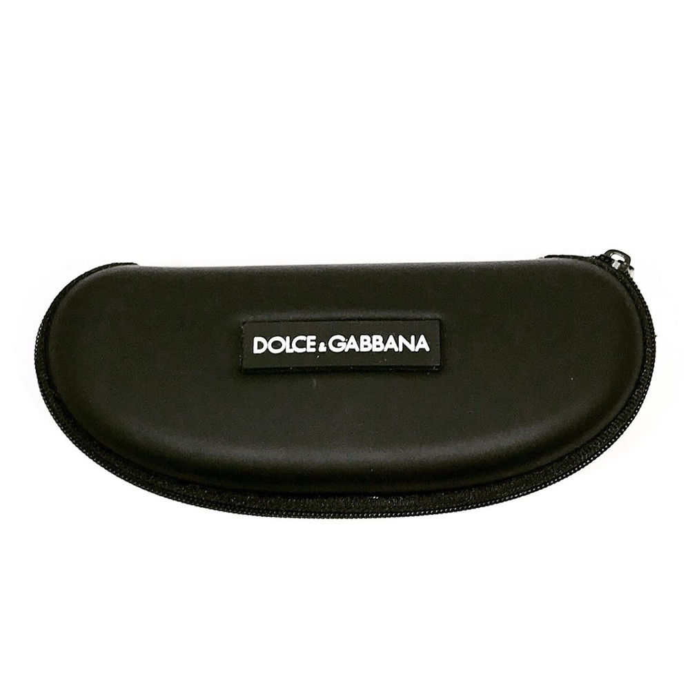 Dolce & Gabbana Clam Shell Zip Black Sunglass Case